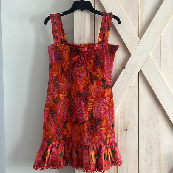 Farm Rio Spring Banana Mini Dress - Picture 2 of 5